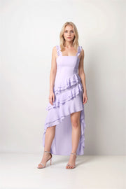 Lavender Ruffled Dress - Femi9 EG