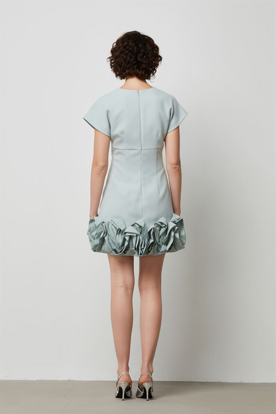 3D Ruffle Hem Dress - Femi9 EG