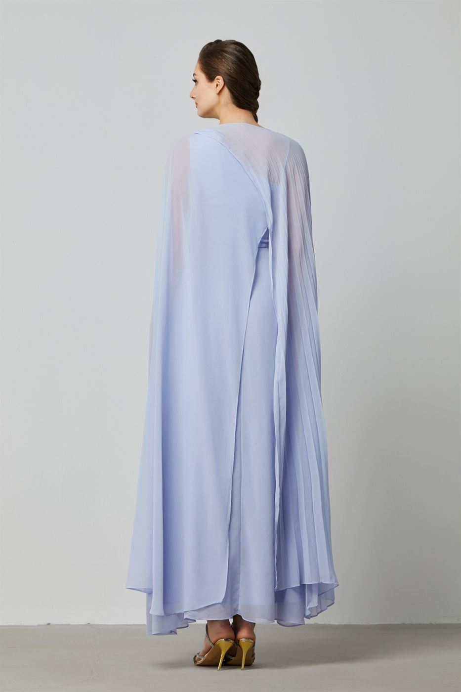 Long Georagette Fabric Dress - Femi9 EG