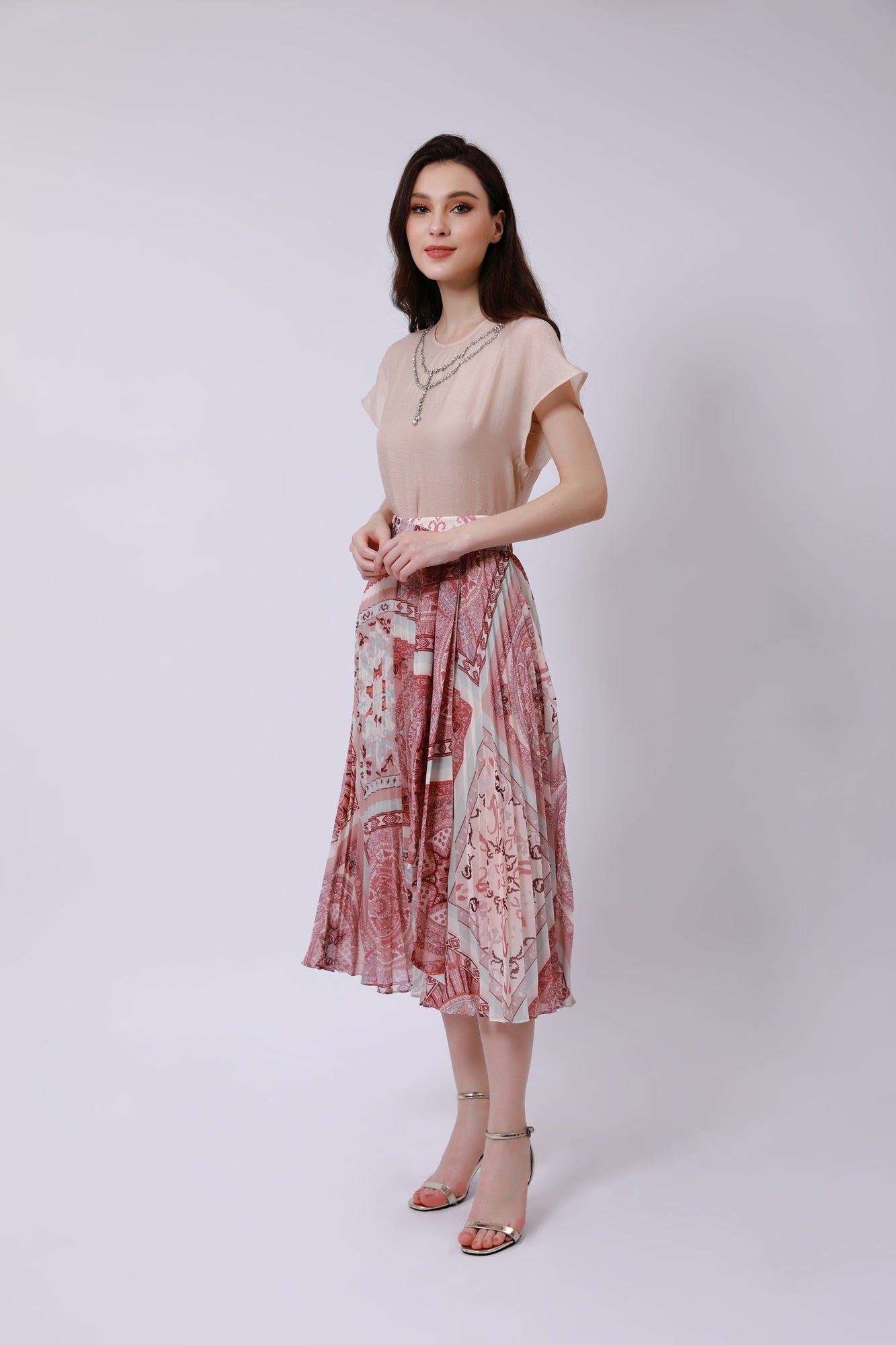 Embellished Short Sleeve Top - Femi9 EG