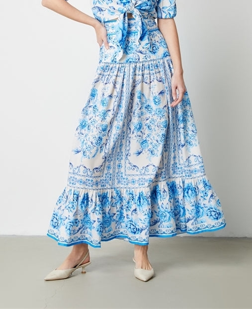 Printed Full Skirt - Femi9 EG