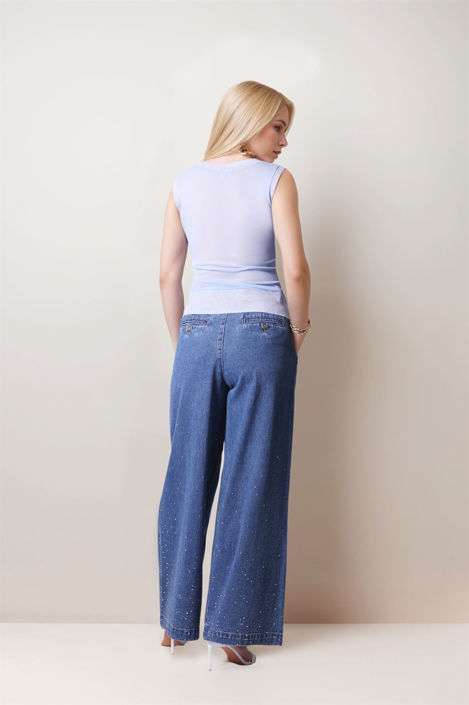Shimmering Knitted Top - Femi9 EG