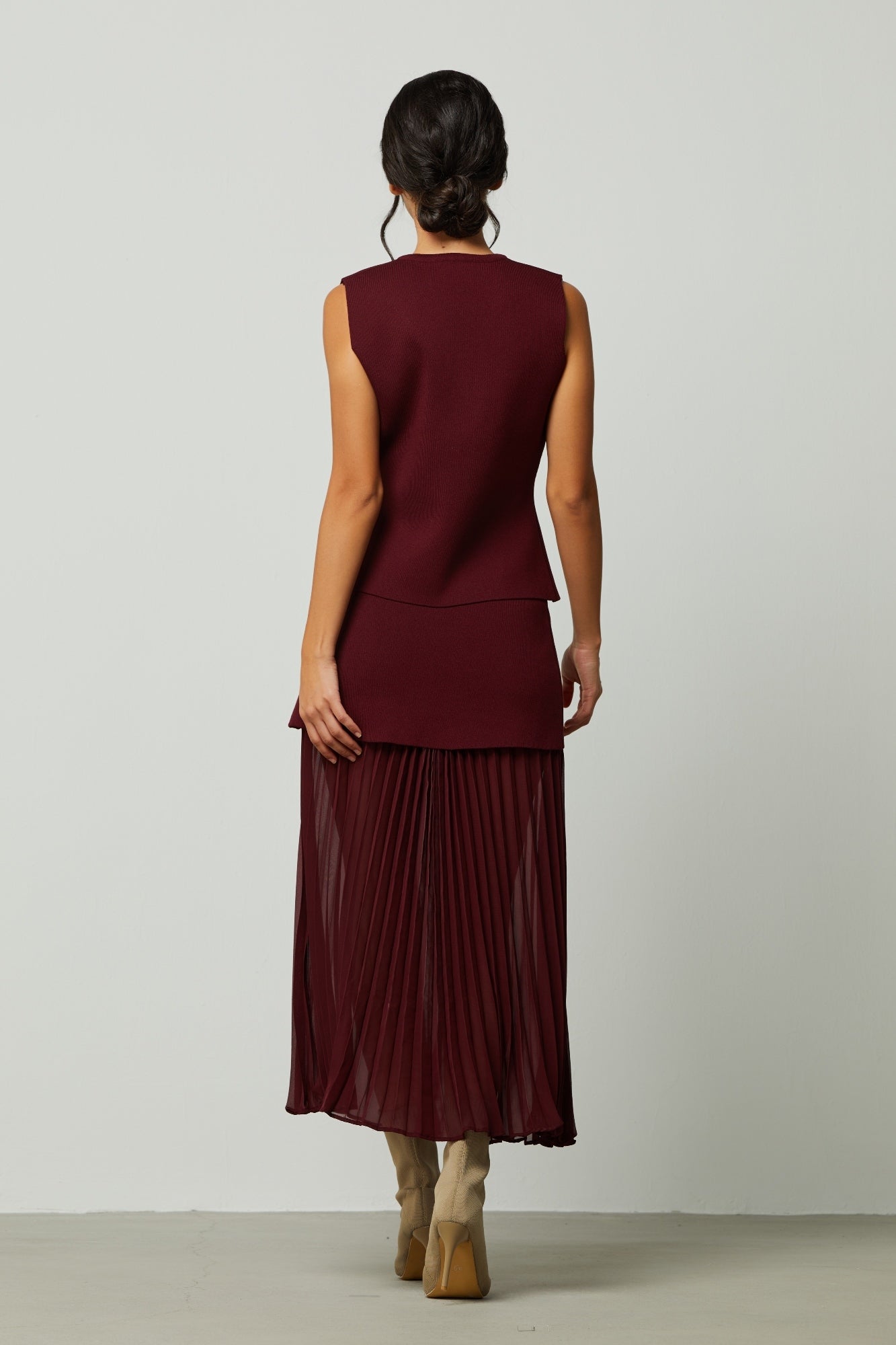 Chiffon Pleated Layer Skirt - Femi9 EG
