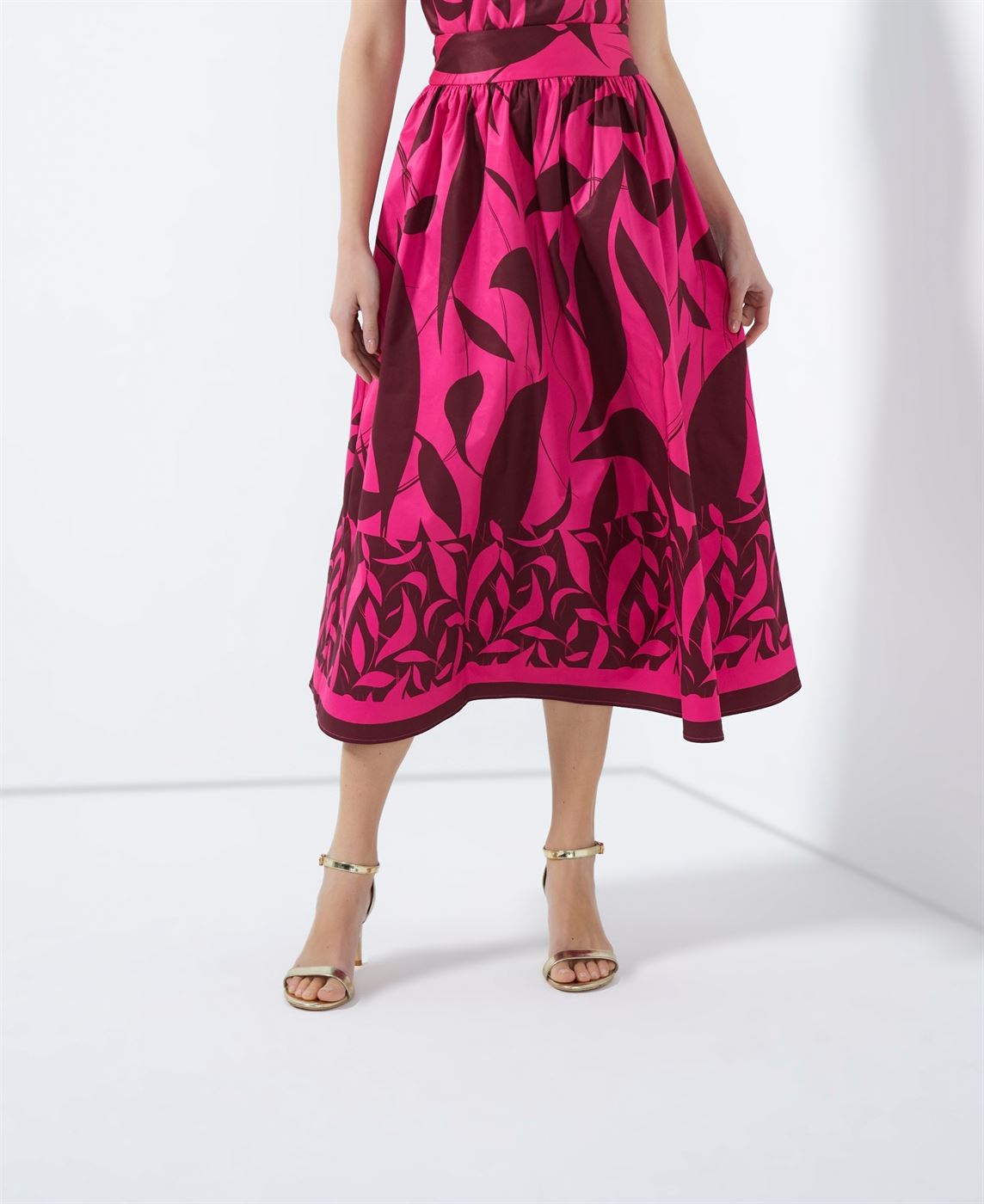 Printed A Shape Skirt - Femi9 EG