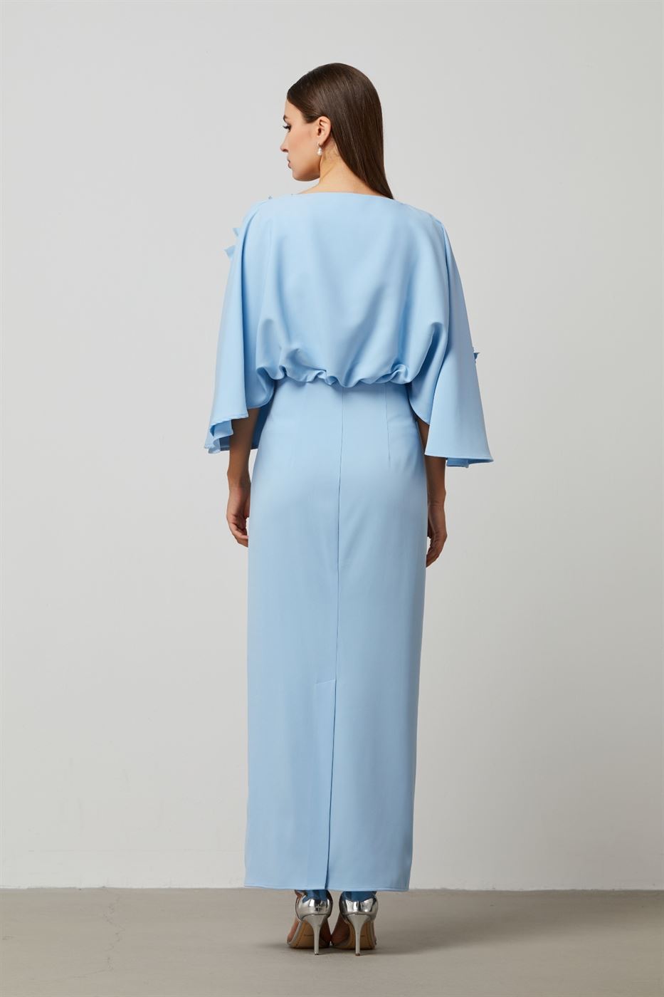 Embellished Cape Dress - Femi9 EG
