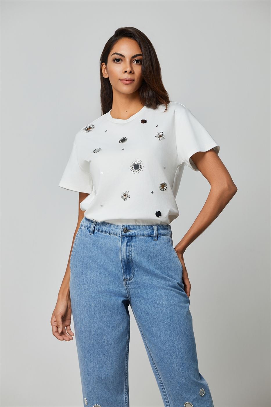 Embellished T-Shirt - Femi9 EG