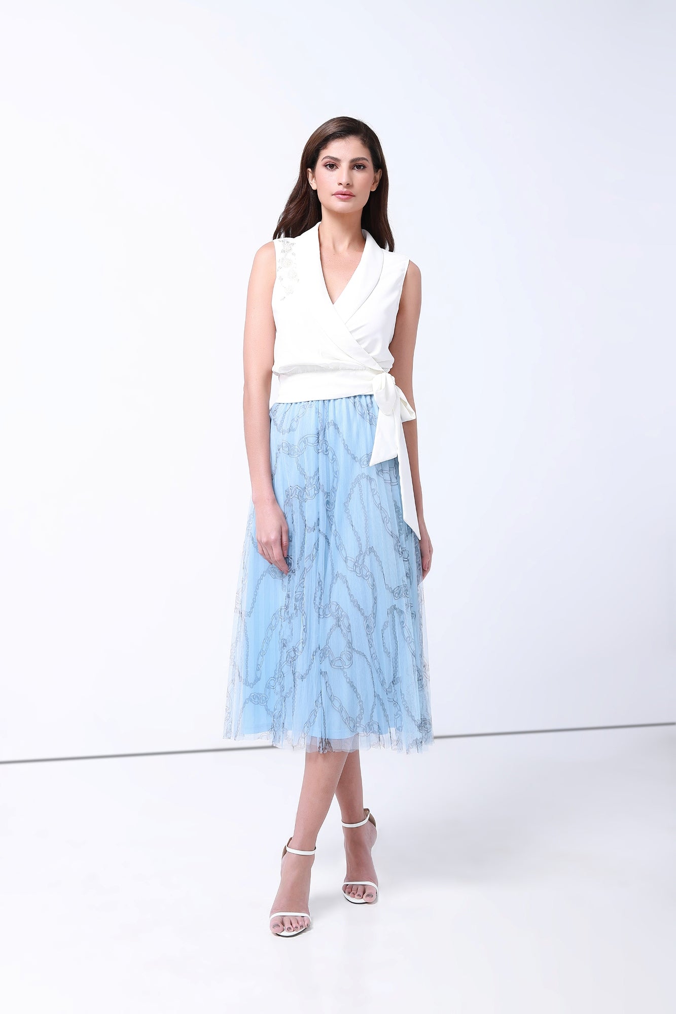 Printed Mesh Skirt - Femi9 EG