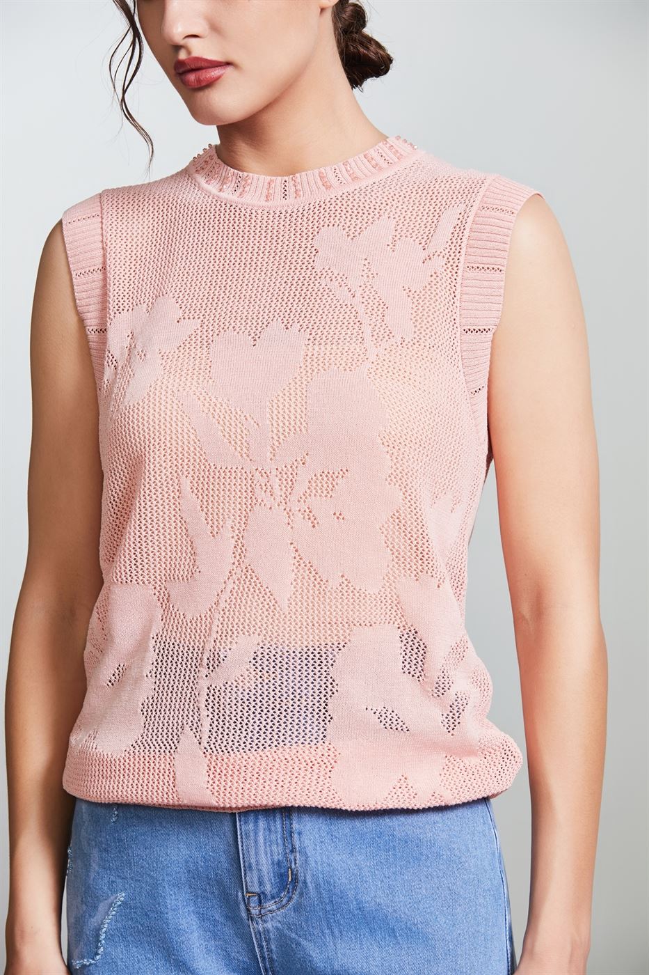 Floral Detail Top - Femi9 EG