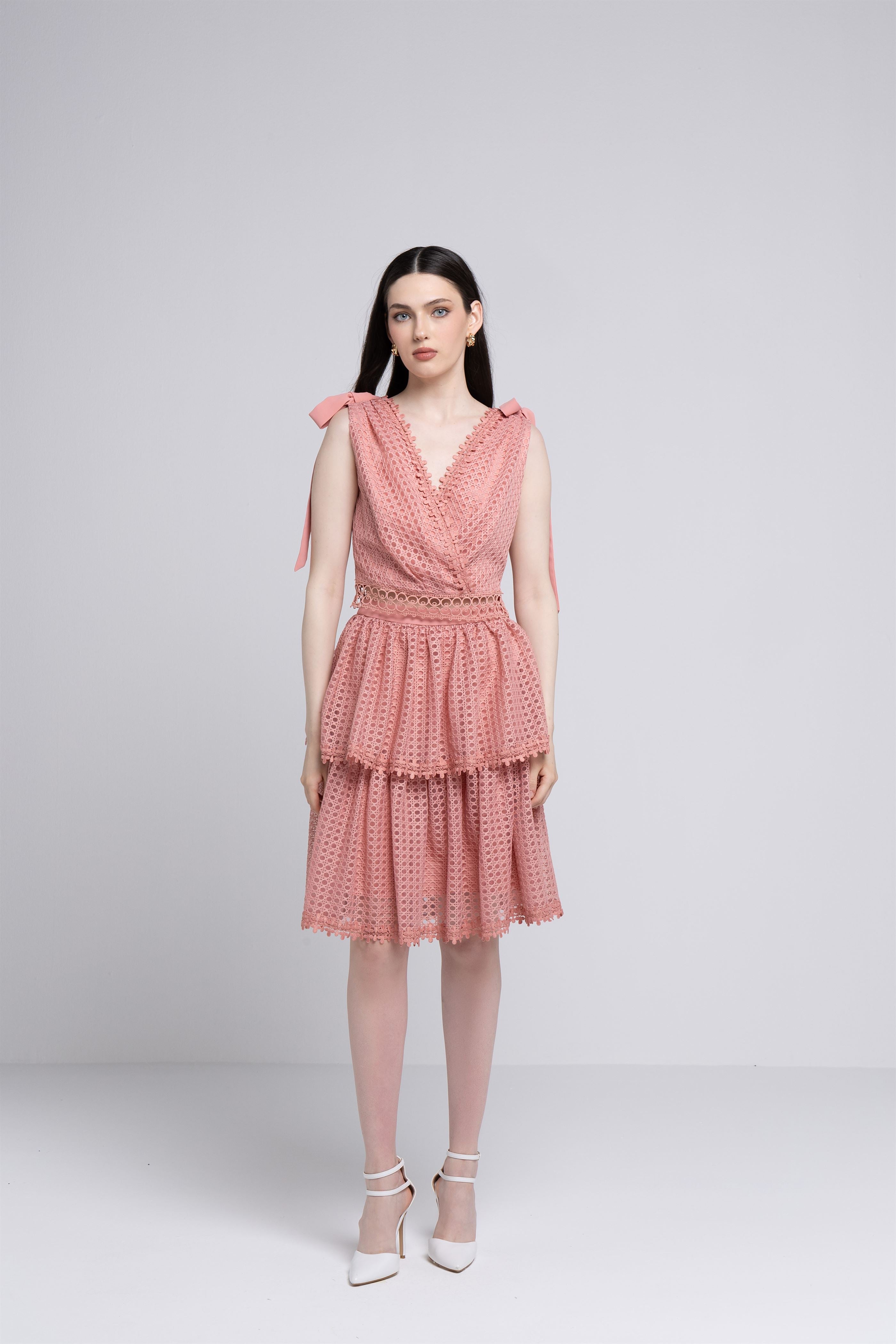 Tiered Lace Skirt - Femi9 EG