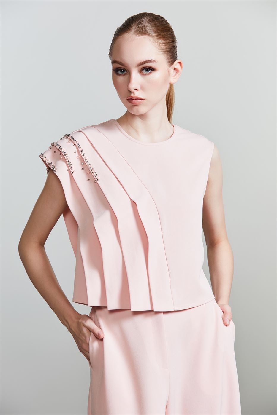 Embellished Layers Top - Femi9 EG
