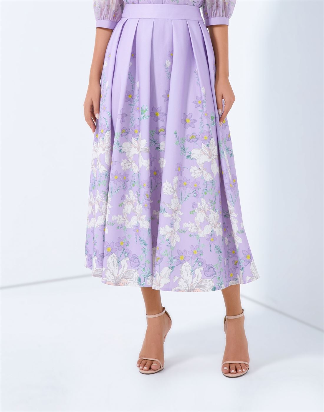 Placement Printed Skirt - Femi9 EG