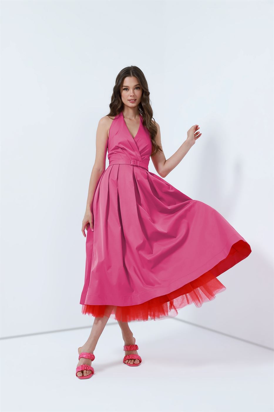 Halter Neck Dress - Femi9 EG