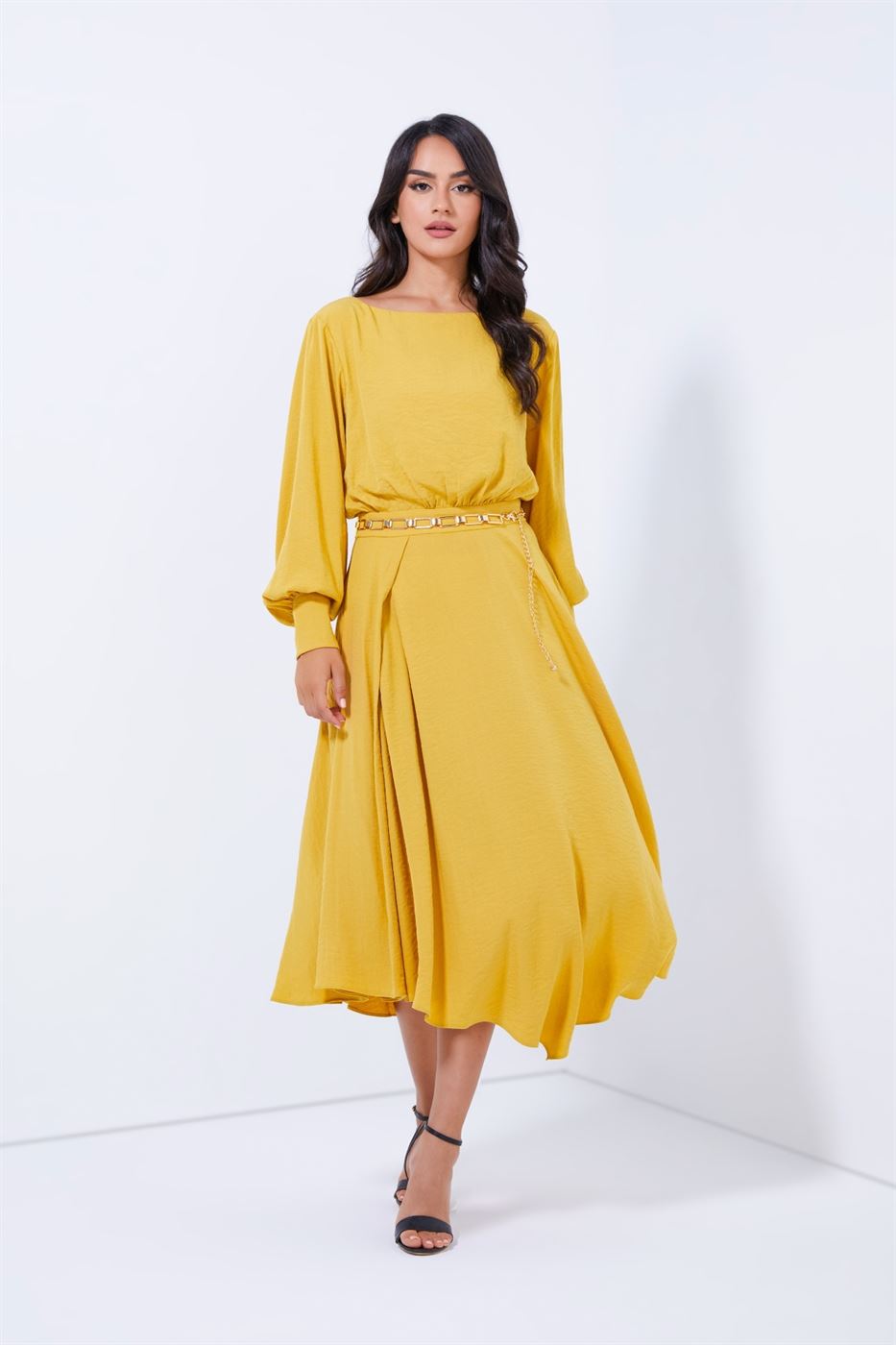 Asymmetrical Hem Dress - Femi9 EG