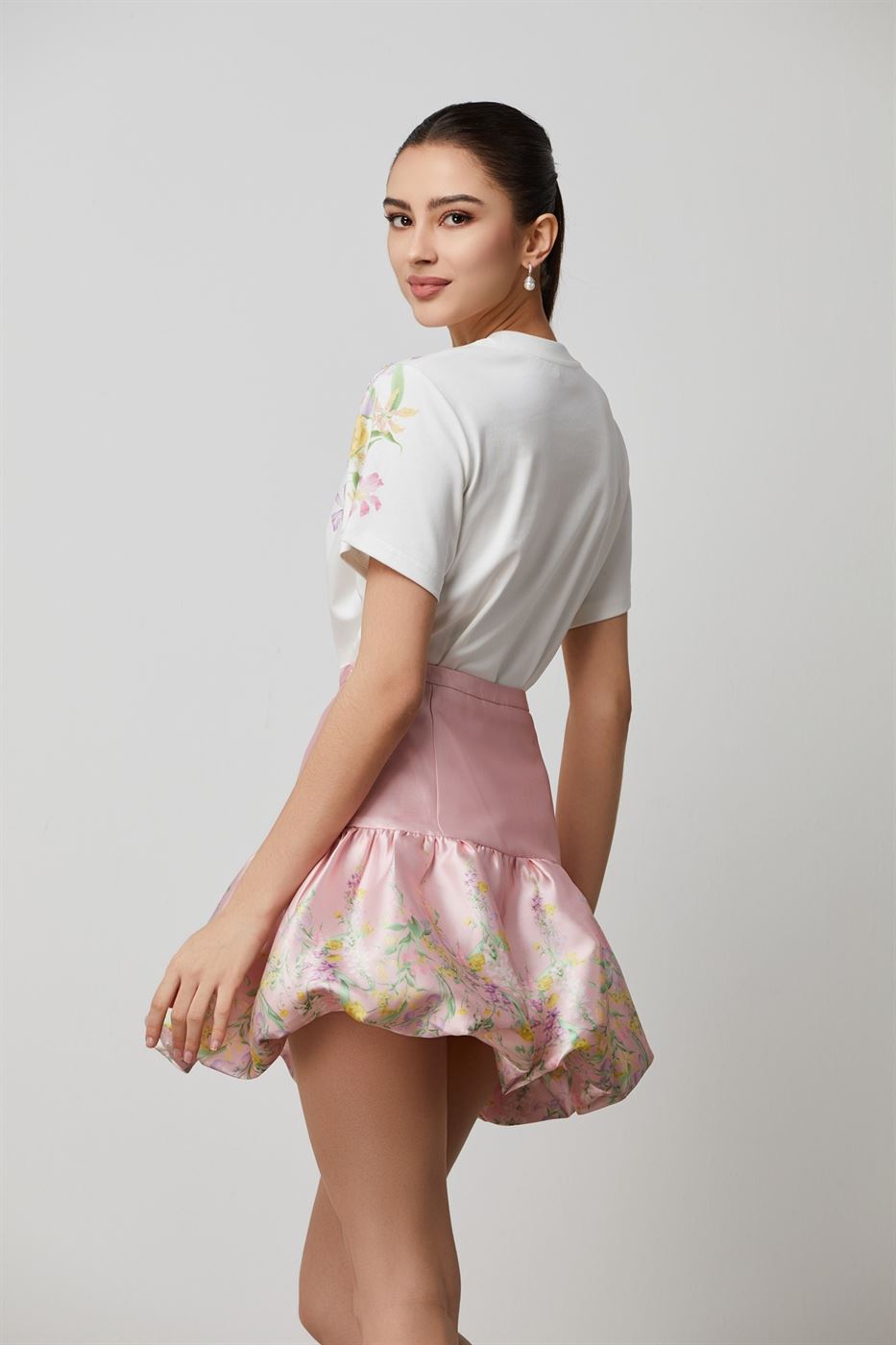 Trendy Floral Print Top - Femi9 EG