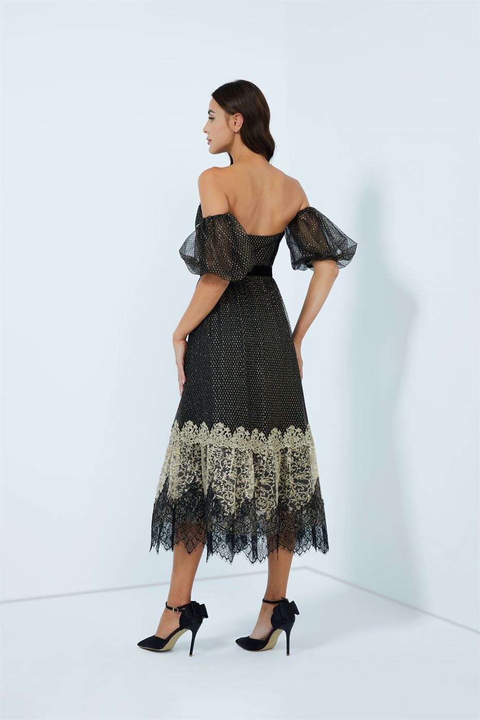 Maxi Dress With Corset Top - Femi9 EG