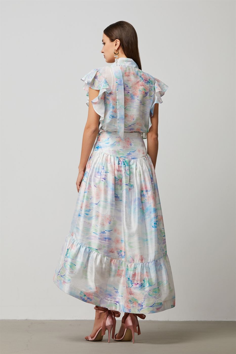 Allover Printed Skirt - Femi9 EG