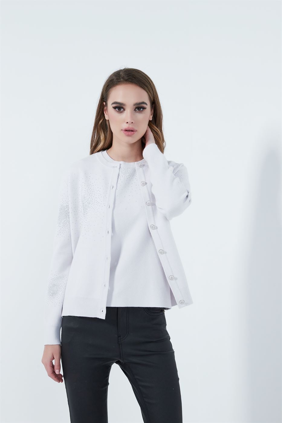 Embellished Cardigan - Femi9 EG