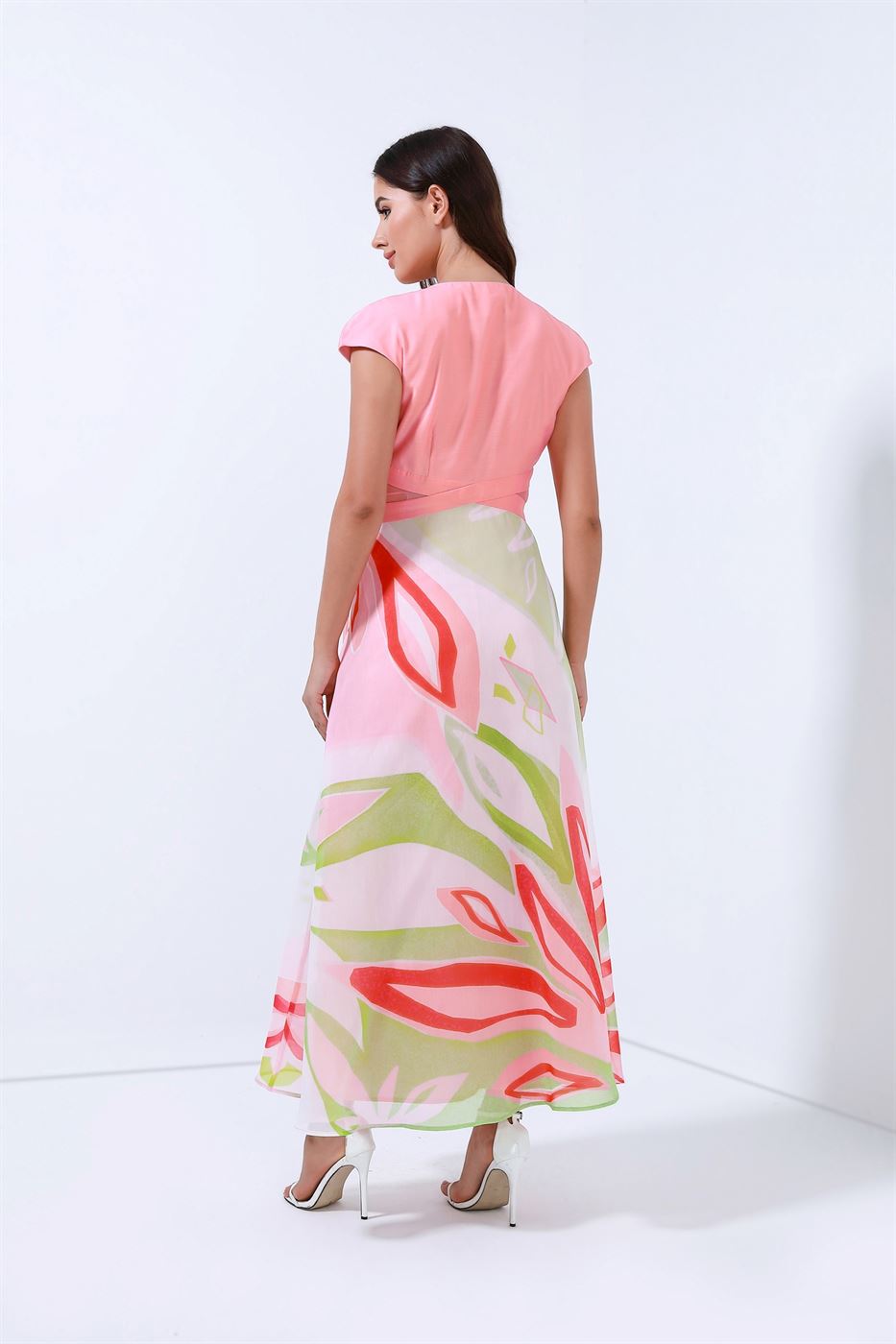 Placement Printed Dress - Femi9 EG