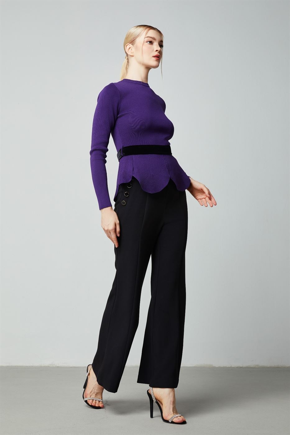 High Waist Flared Pants - Femi9 EG