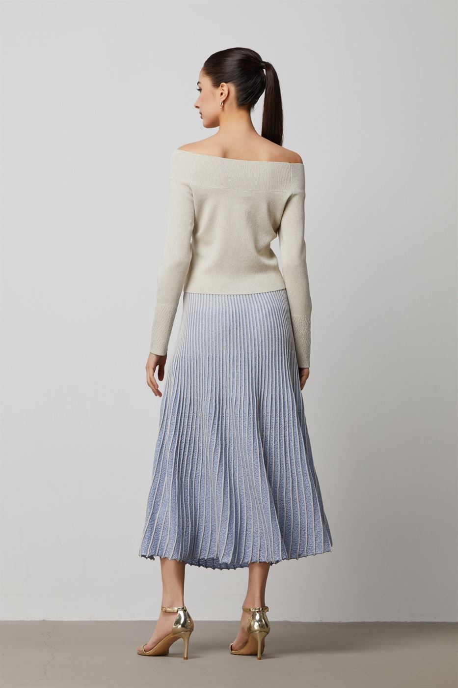 A-Line Pleated Skirt - Femi9 EG