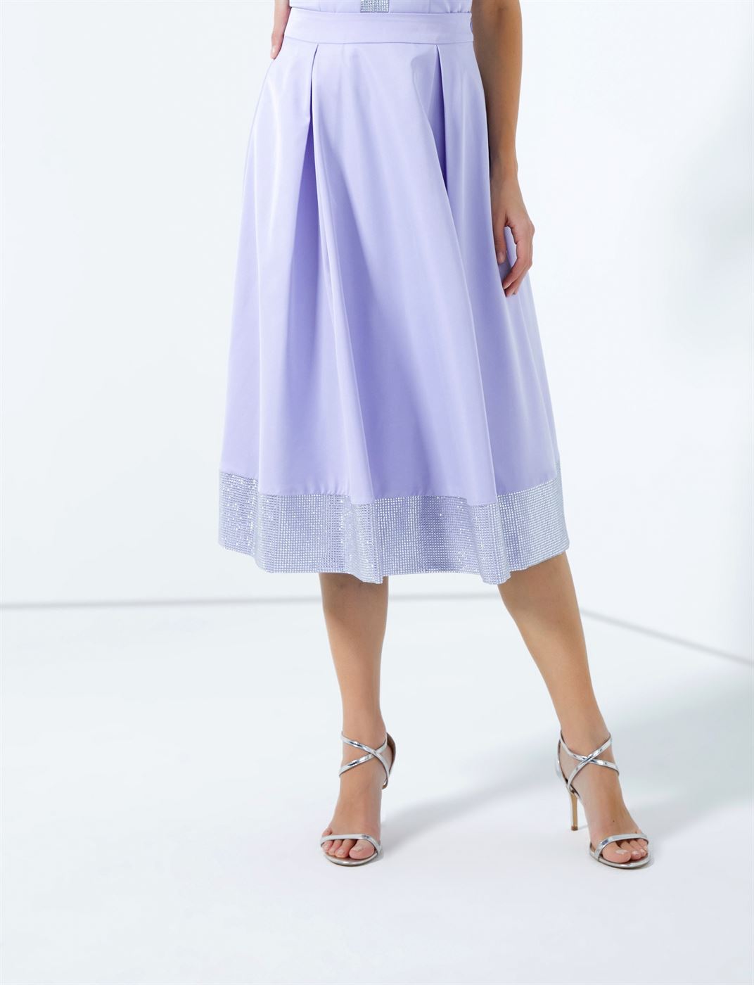 Embellished Midi Skirt - Femi9 EG