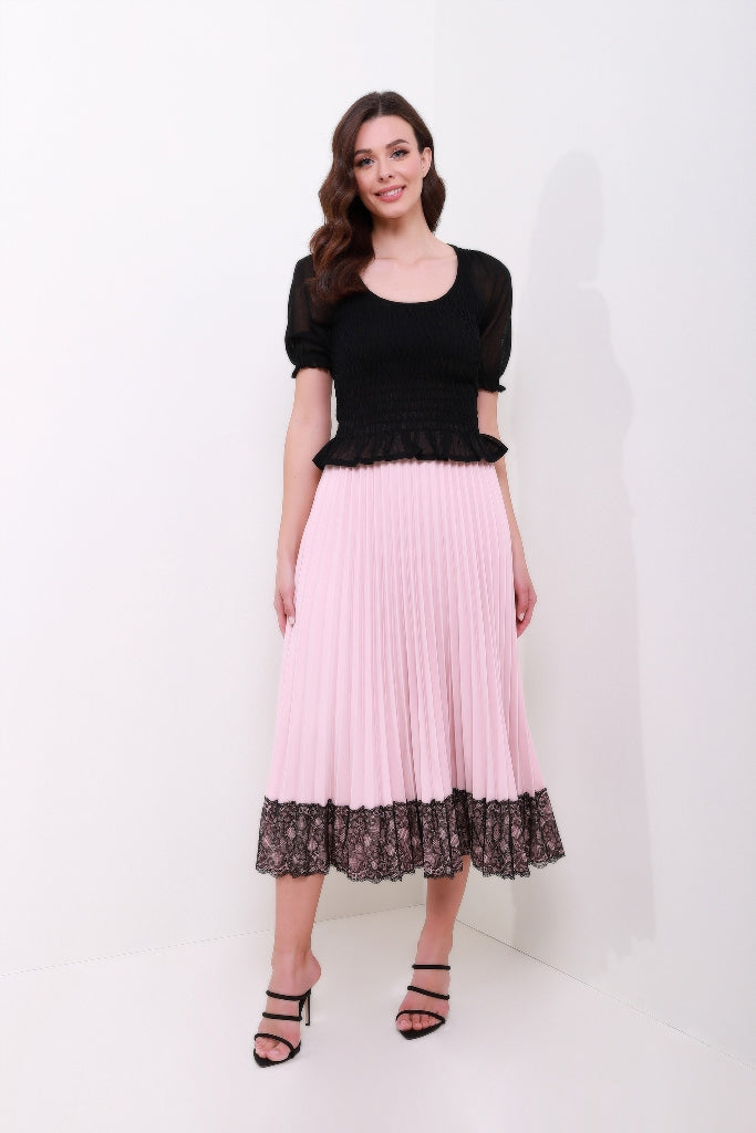 Ruched Midi Sleeves Top - Femi9 EG