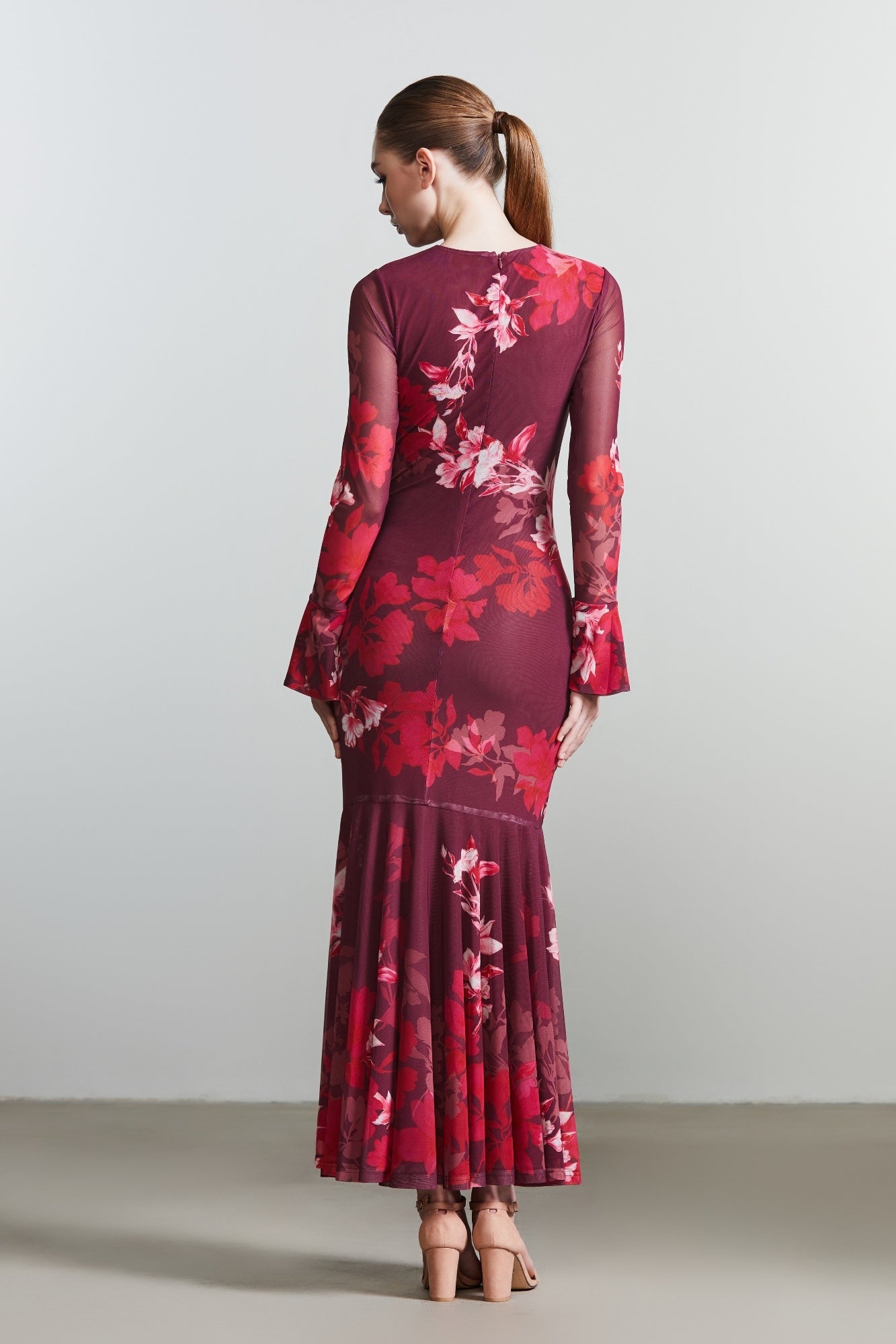 Printed Rushed Dress - Femi9 EG