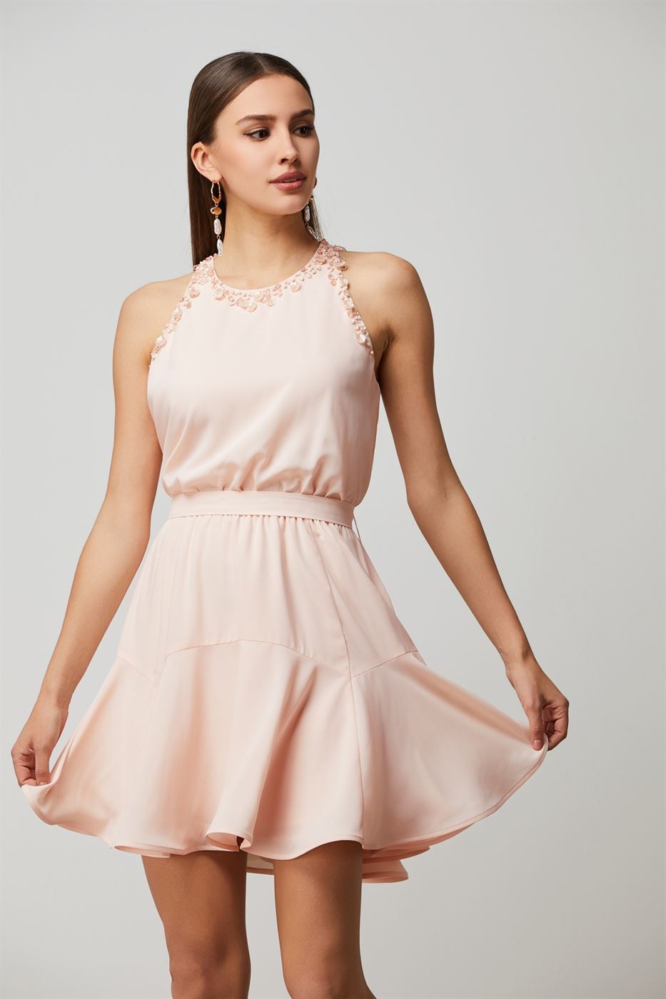 Chiffon Mini Dress - Femi9 EG
