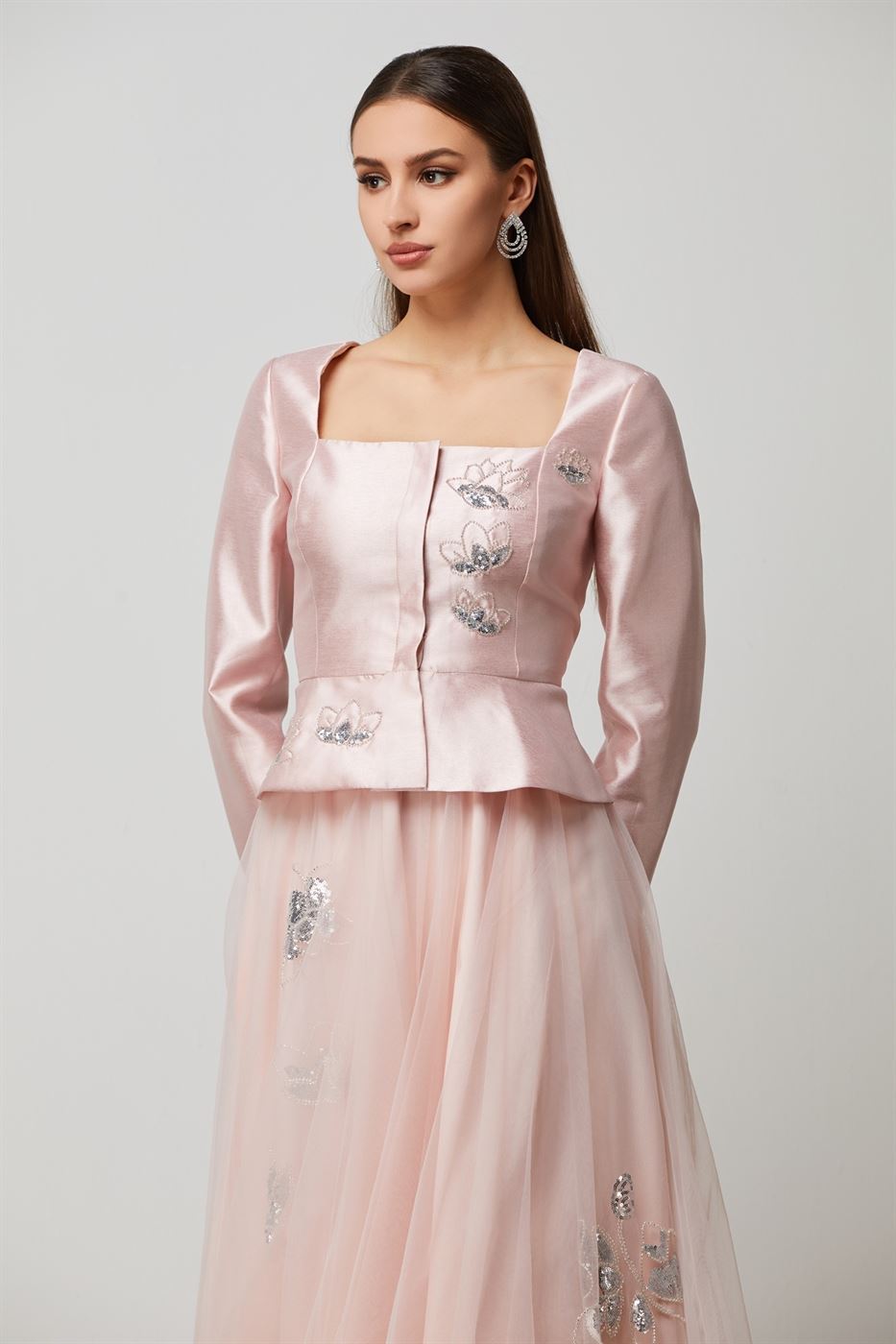 Bustier Jacket With Beading - Femi9 EG