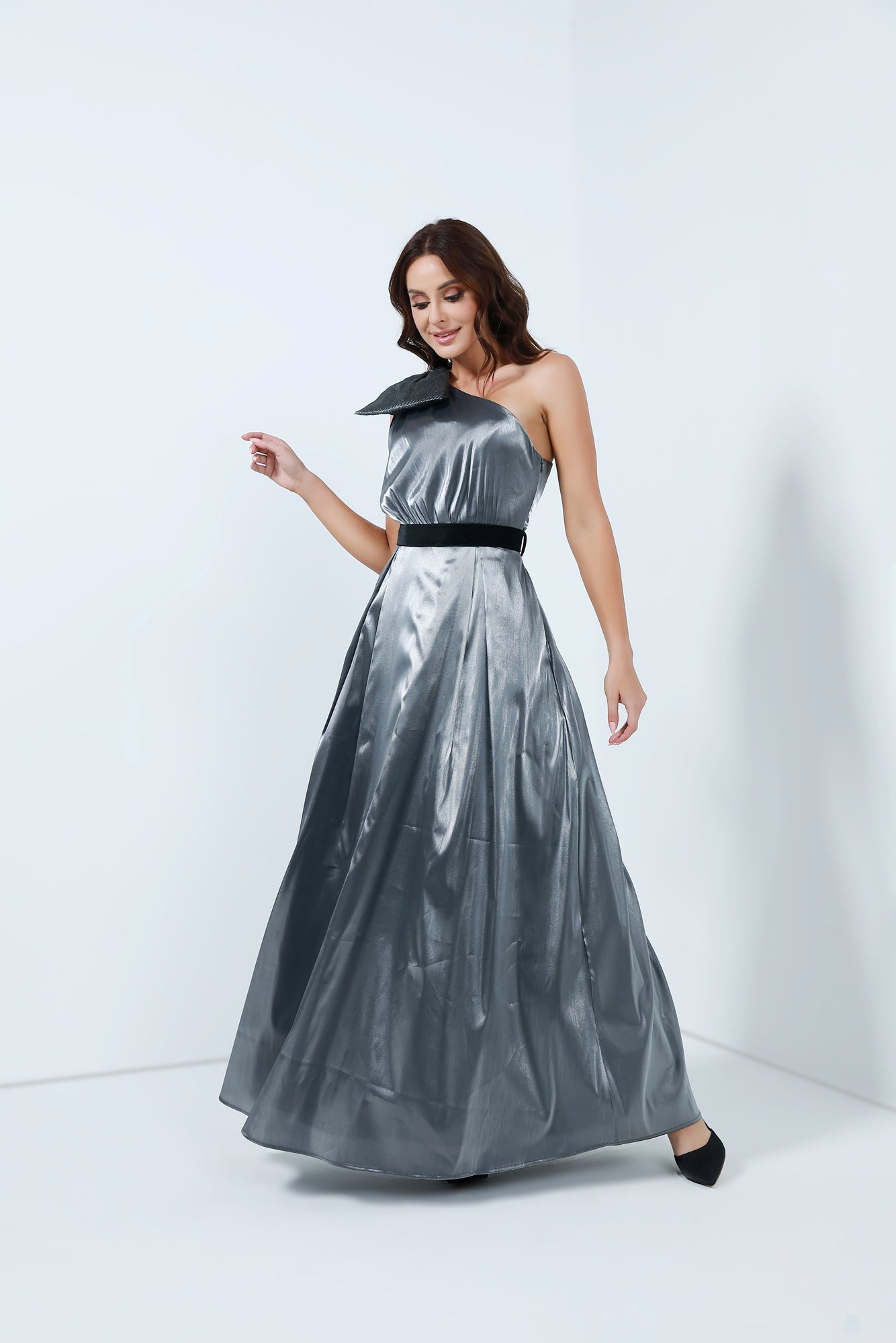 Dress With Single Shoulder - Femi9 EG