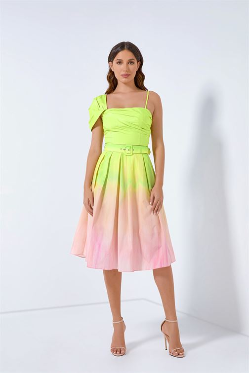 Rainbow Print Skirt - Femi9 EG