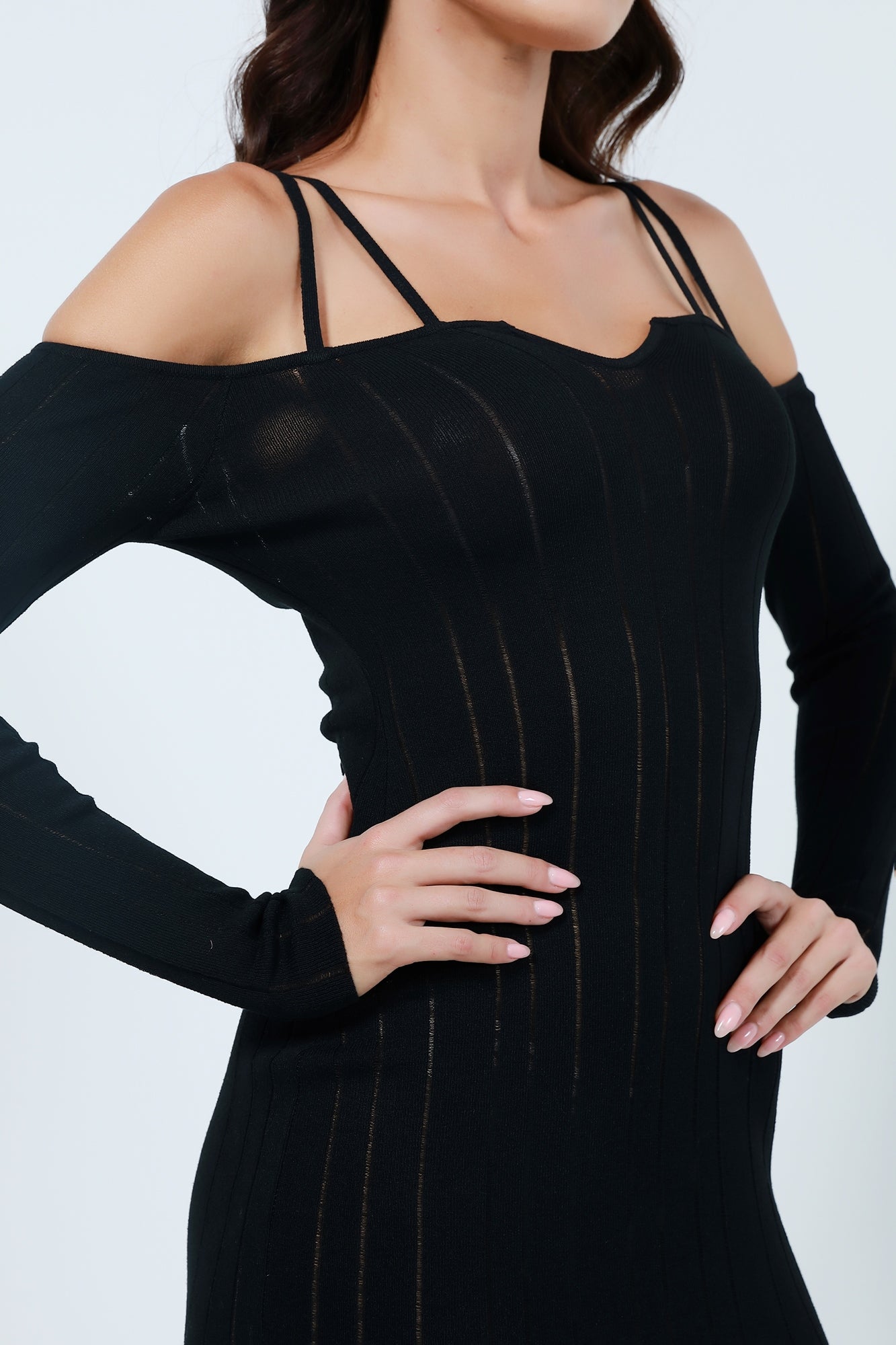 Crochet Knit Dress - Femi9 EG