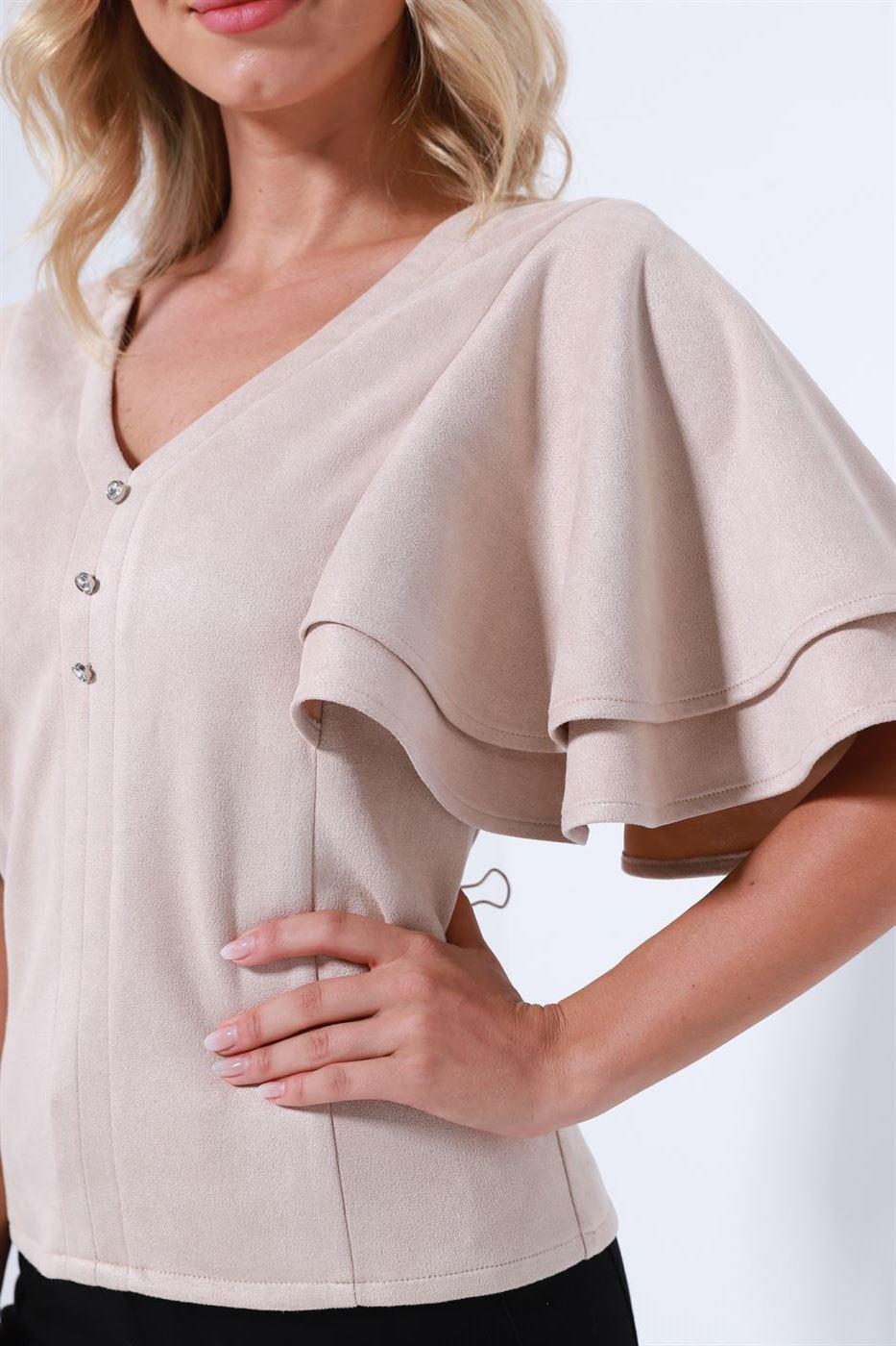 Cape Sleeve Top - Femi9 EG