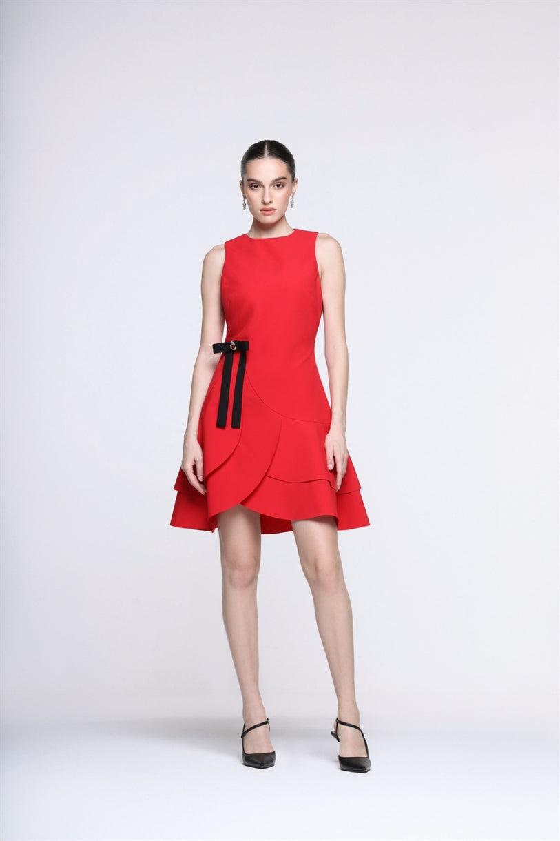 Peplum Short Dress - Femi9 EG