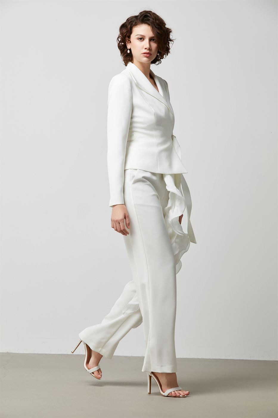 High Waist Slit Pants - Femi9 EG