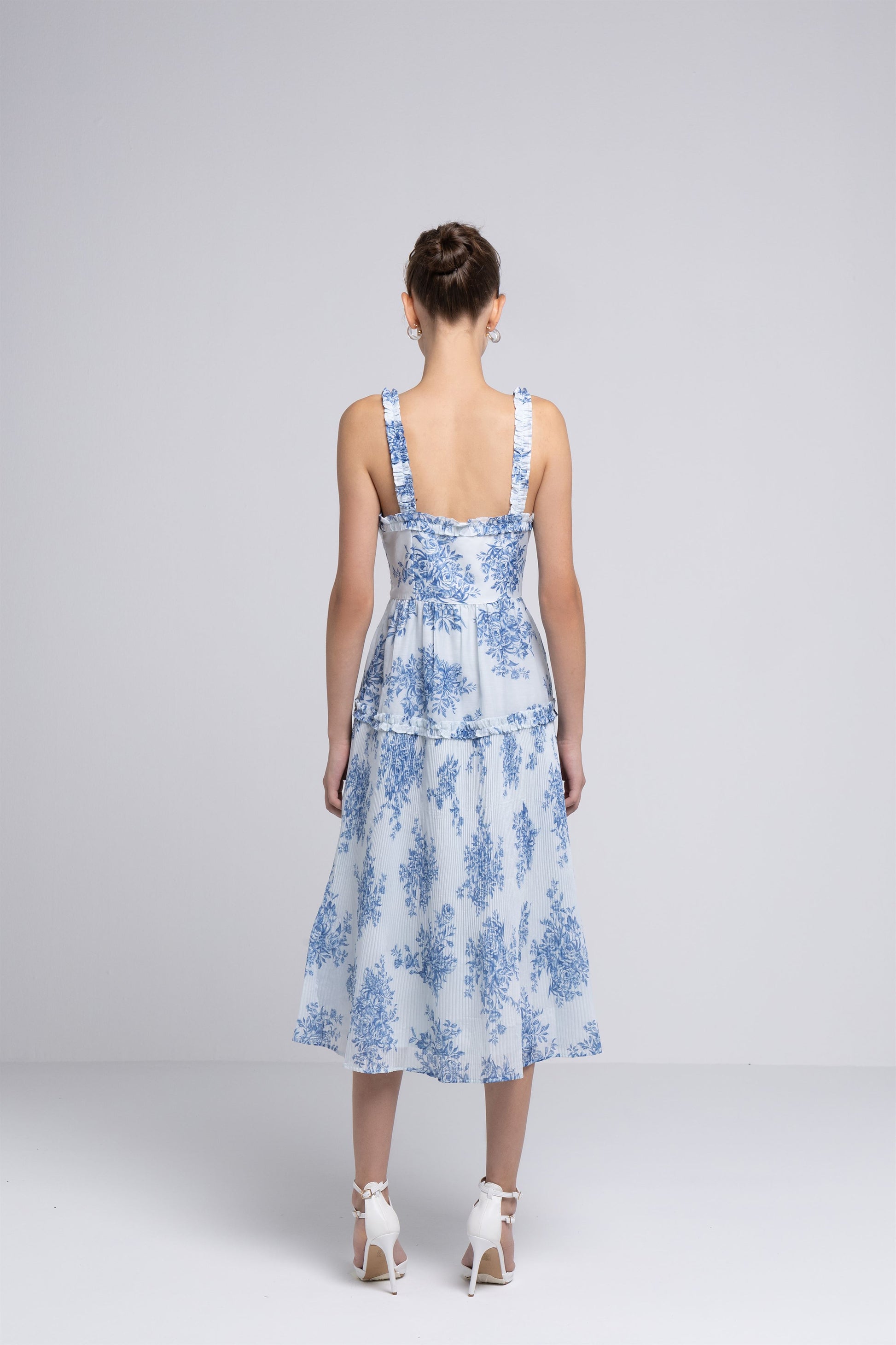 Printed Midi Dress - Femi9 EG