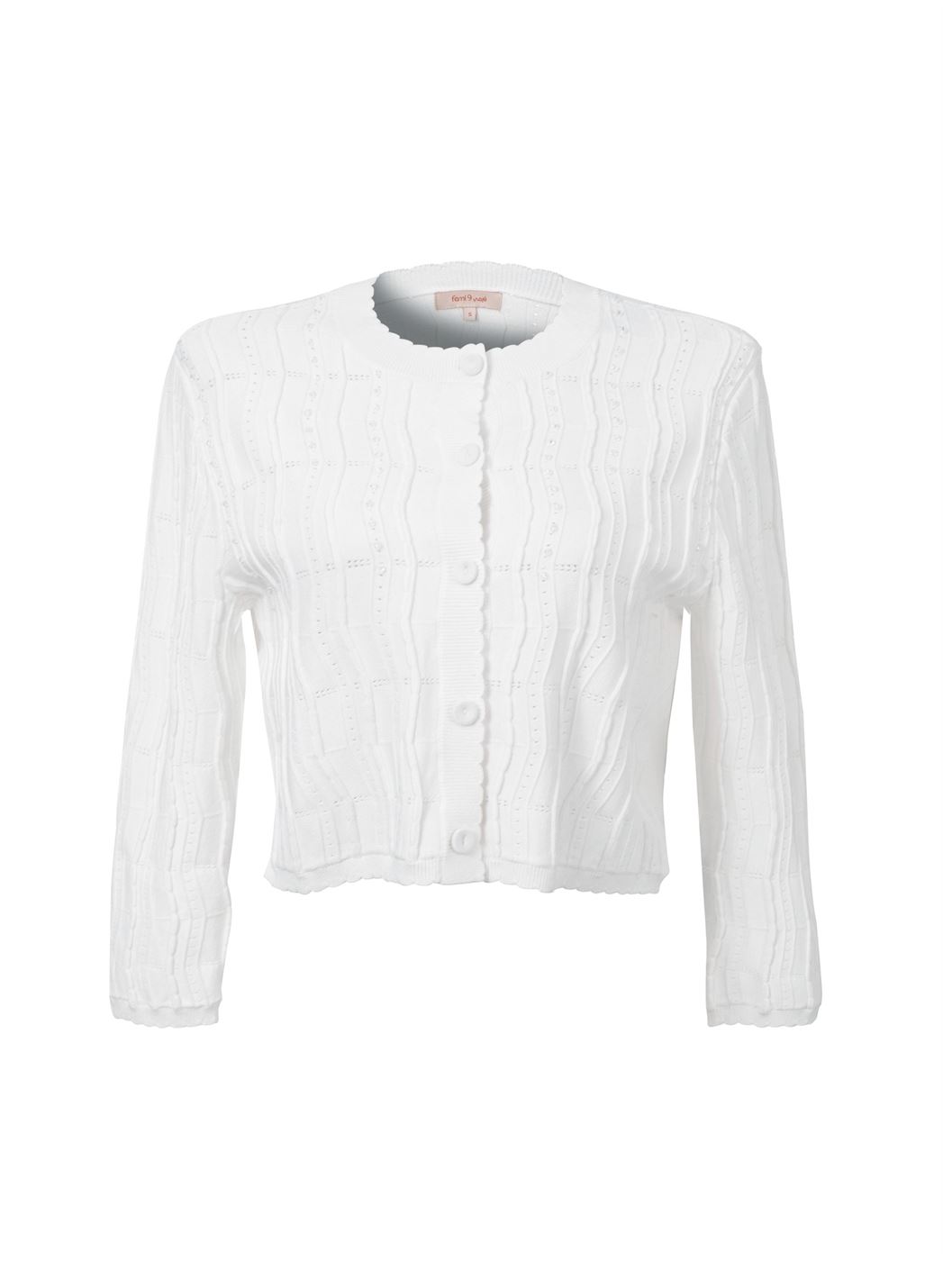 Cropped Knit Cardigan - Femi9 EG