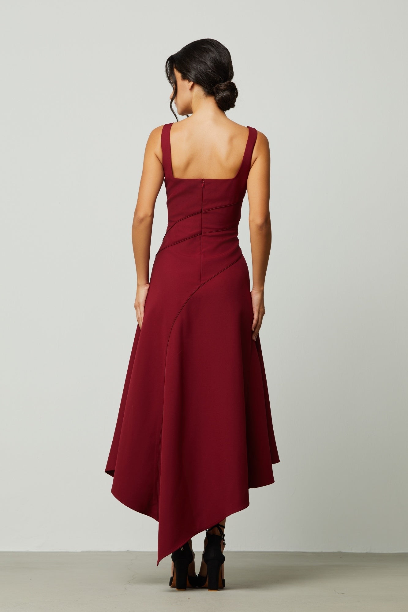 Asymmetrical Hem Dress - Femi9 EG