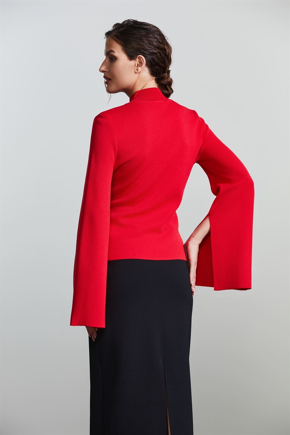 Flare Long Sleeves Pullover - Femi9 EG