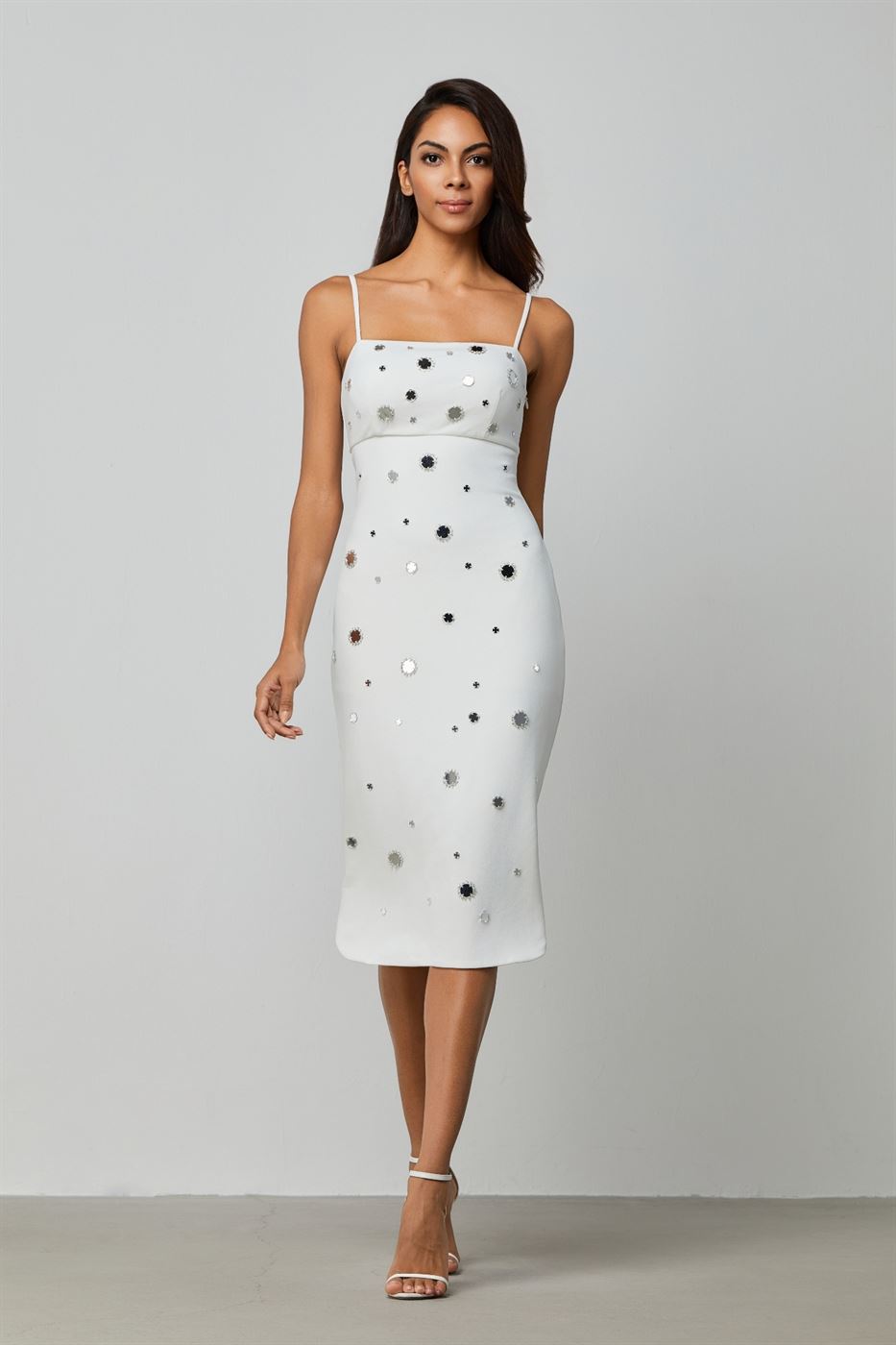 Circle Embellished Midi Dress - Femi9 EG