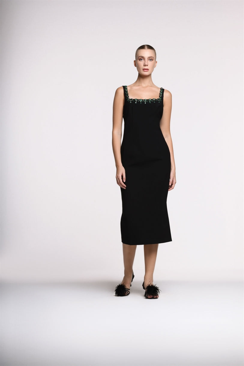 Embellished Maxi Dress - Femi9 EG