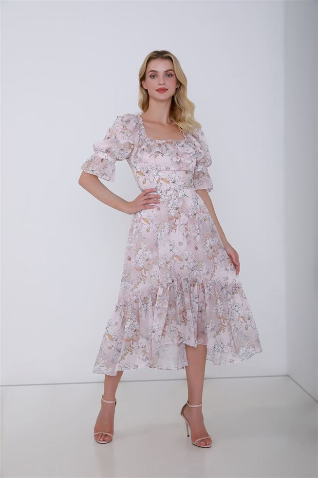 Floral Printed Skirt - Femi9 EG