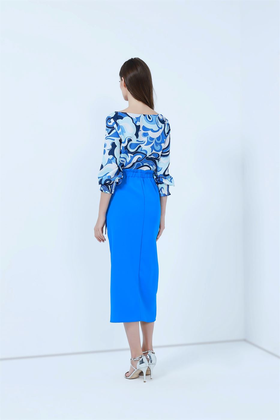 Allover Printed Blouse - Femi9 EG