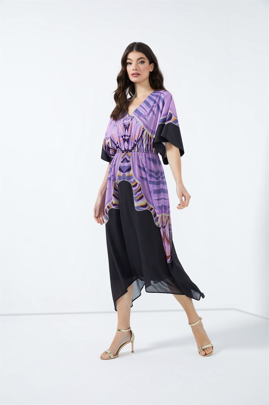 Kaftan With Placement Print - Femi9 EG