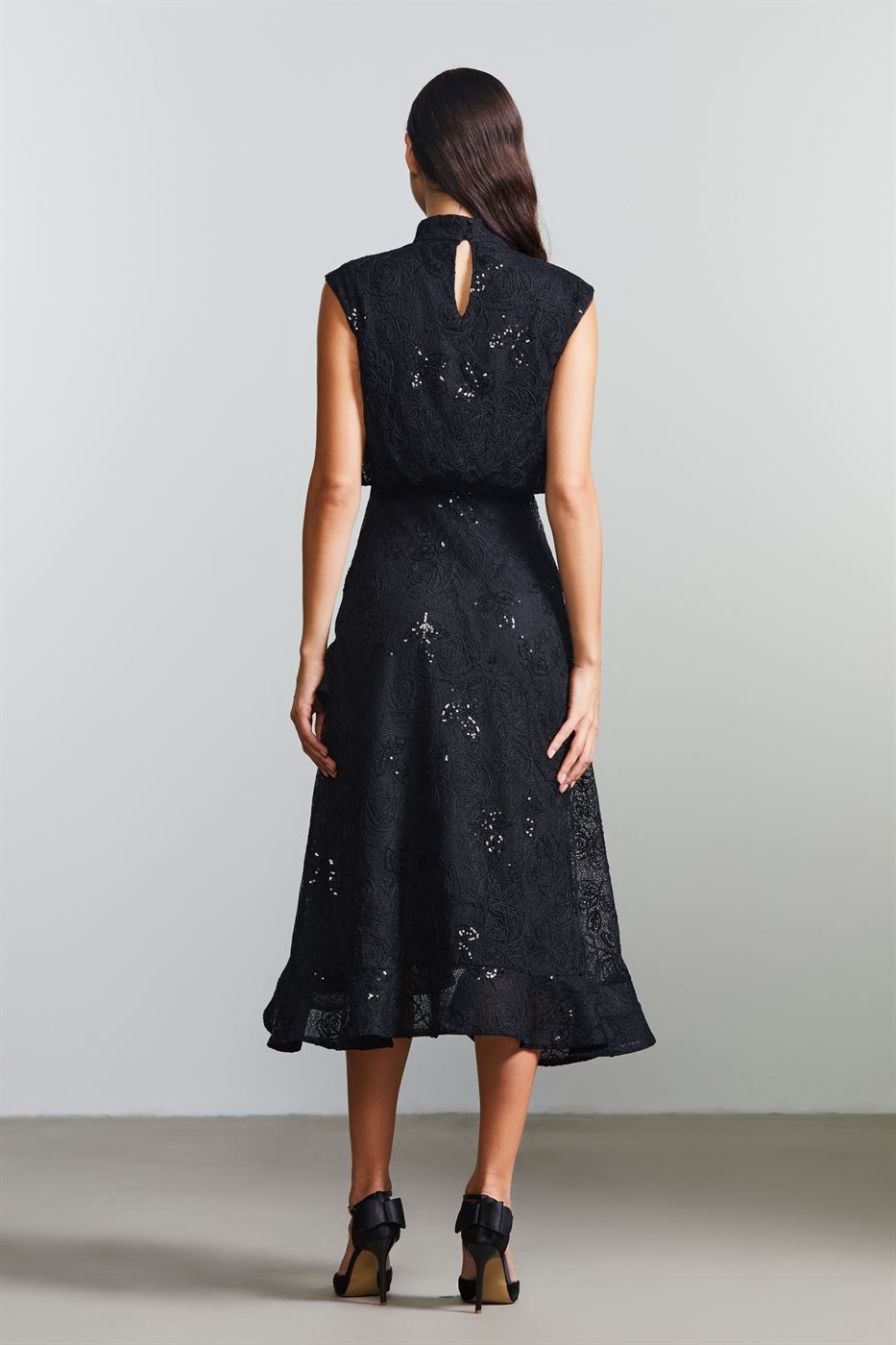 Ruffle Detailed Dress - Femi9 EG