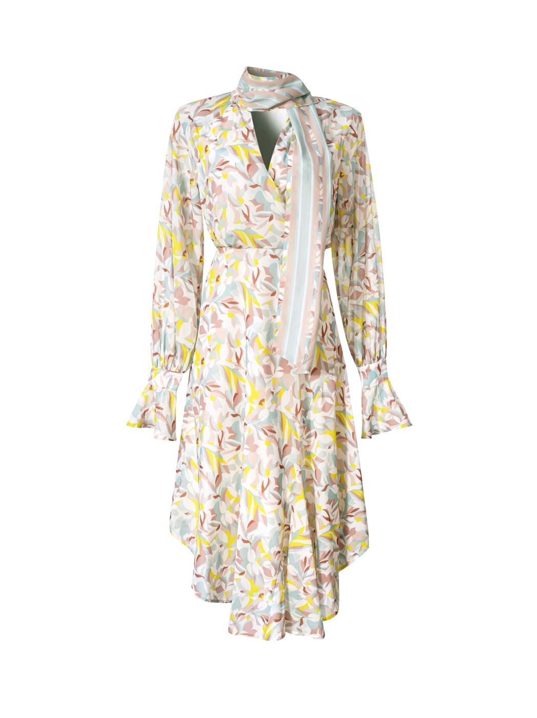 Printed Scarf Dress - Femi9 EG