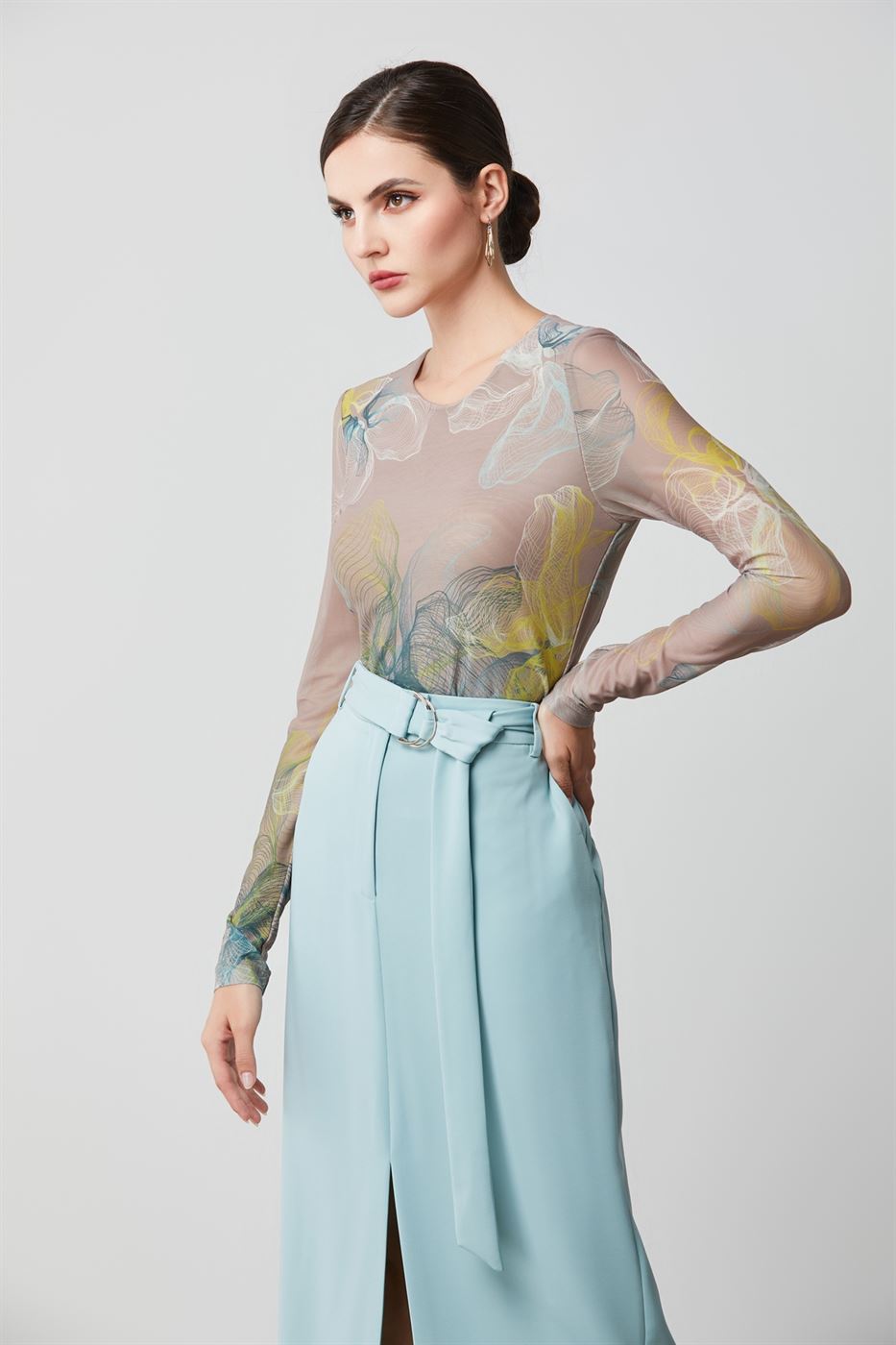 Printed Mesh Top - Femi9 EG