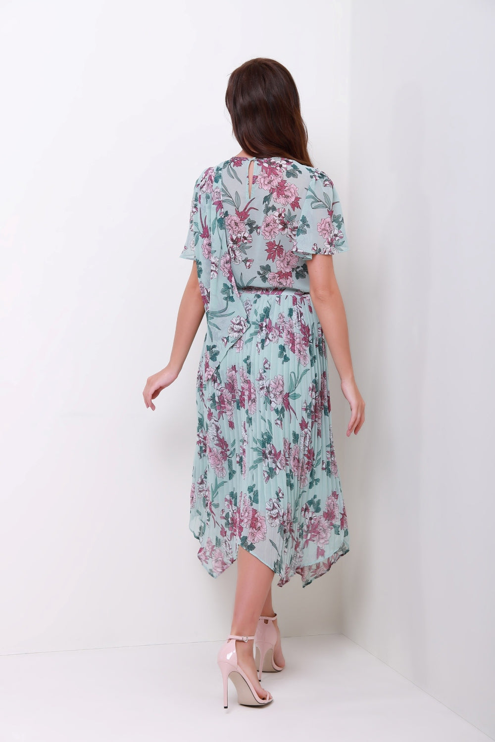 Draped Floral Top - Femi9 EG