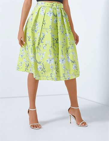 Allover Printed Skirt - Femi9 EG