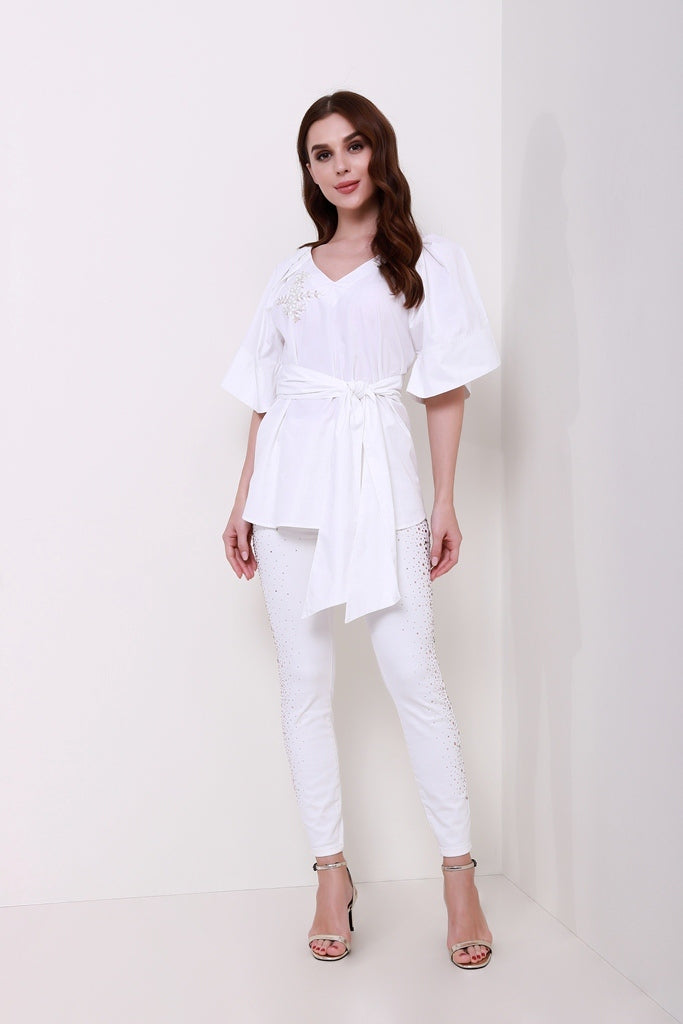 Embellished Sides Jeans - Femi9 EG